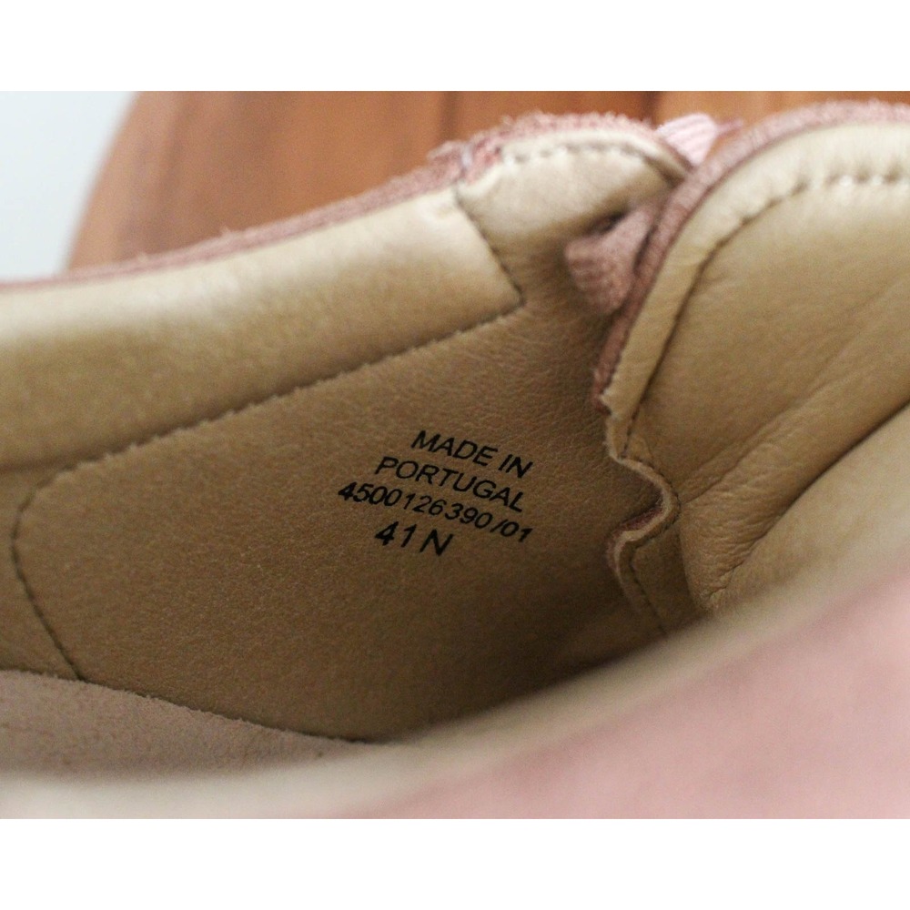 Birkenstock Bend Low Sneakers 41 N / W 10 / M 8 Pink Suede Lace Up Casual Shoes - Picture 8 of 9